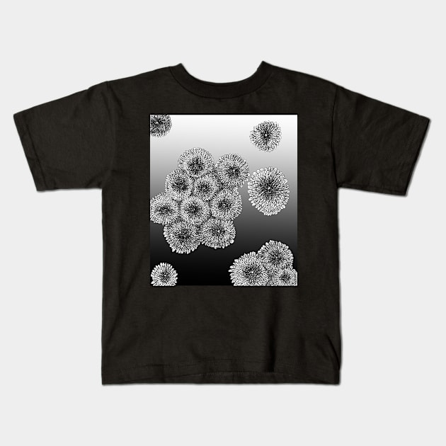 Dandelion Doodle Kids T-Shirt by halideO